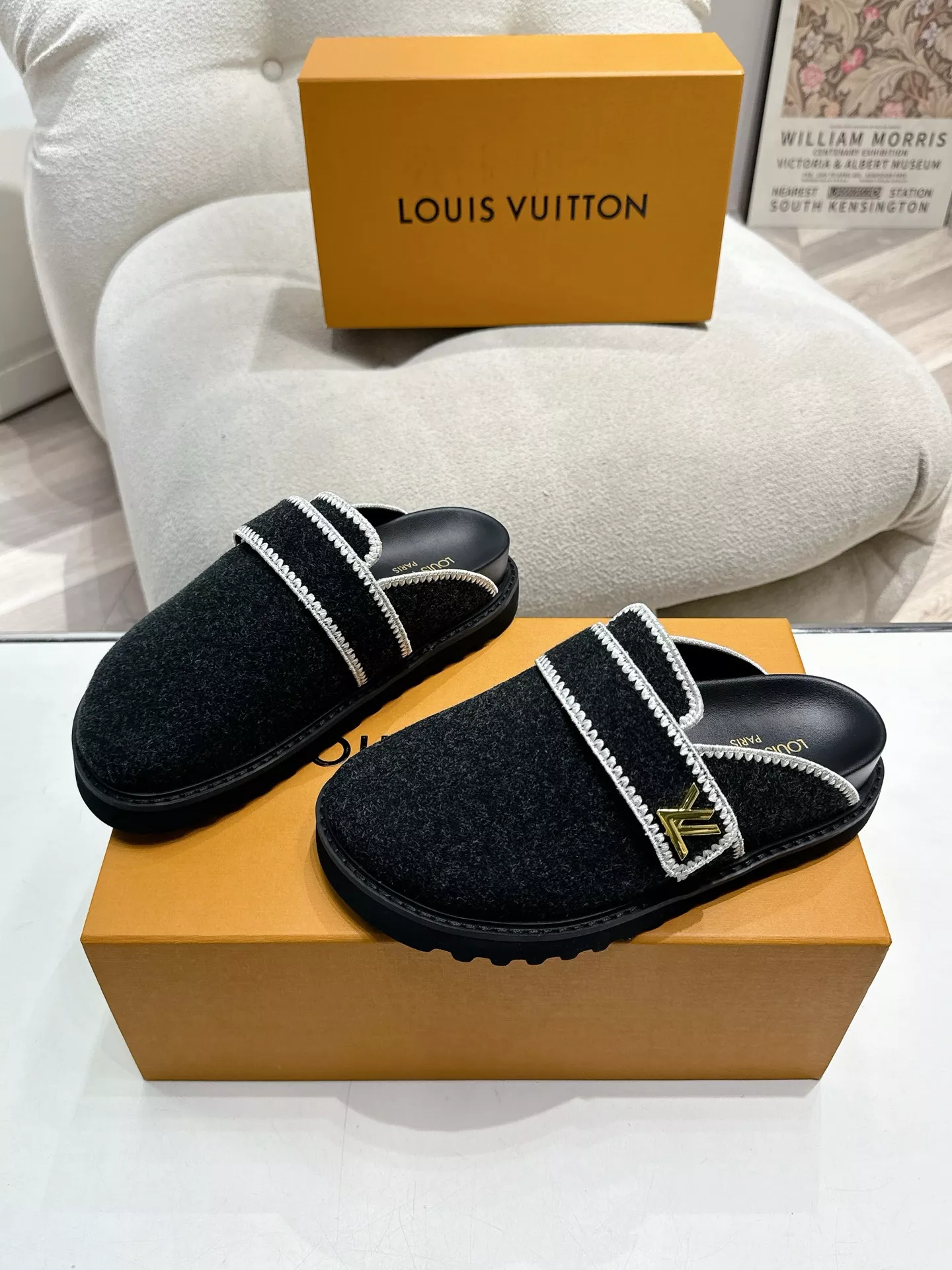 louis vuitton chaussons pour femme s_12a26ba